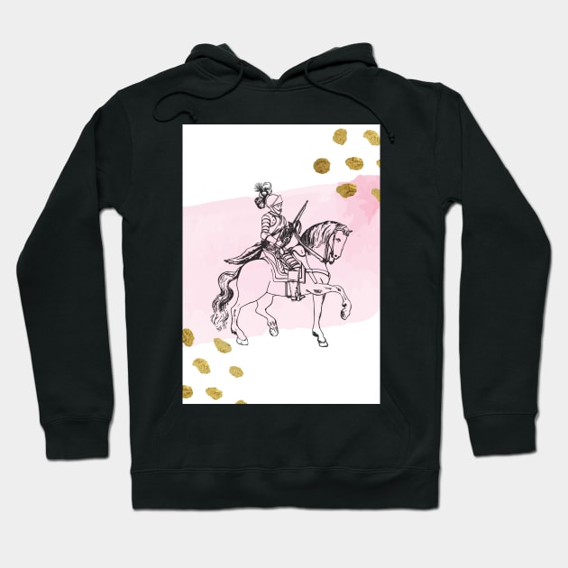 Knight in Shining Pink Glory Hoodie by localchubbygrl